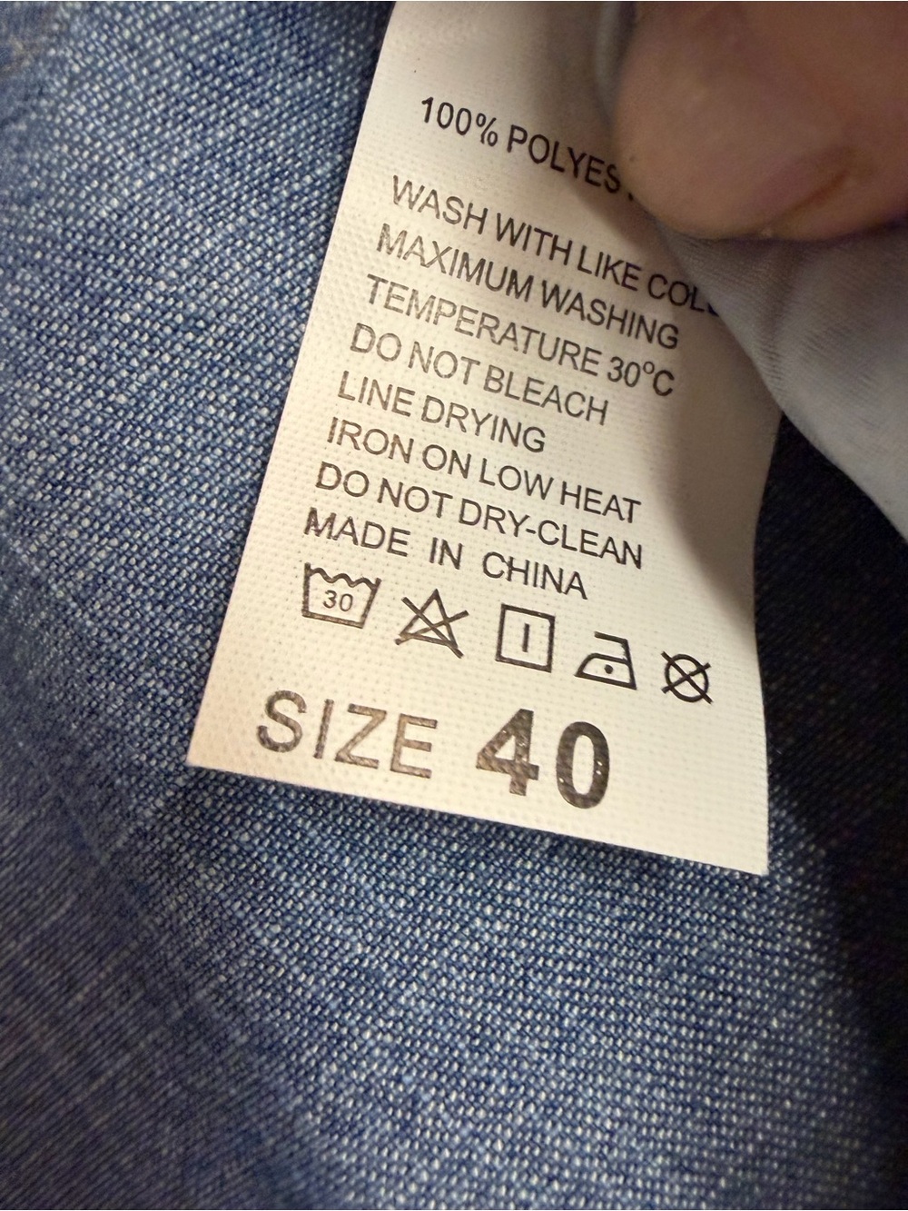 Men's Blue Jeans- Size 40